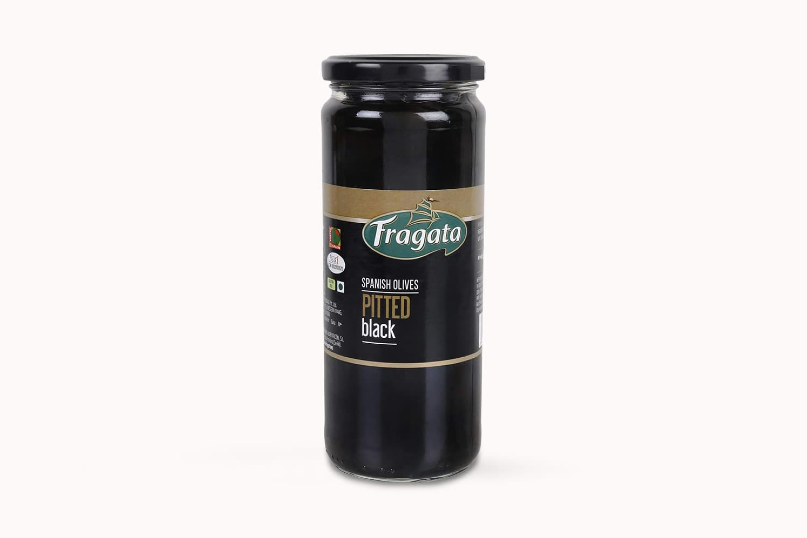 FRAGATA BLACK PITTED OLIVES 330/170G